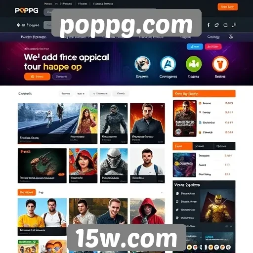 Interface e usabilidade do site poppg.com