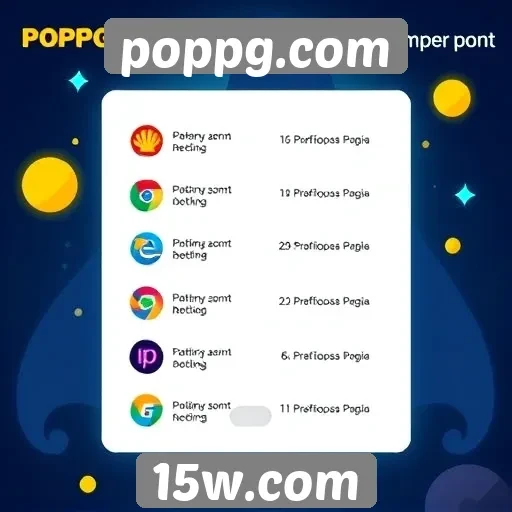 Comparação entre poppg.com e concorrentes